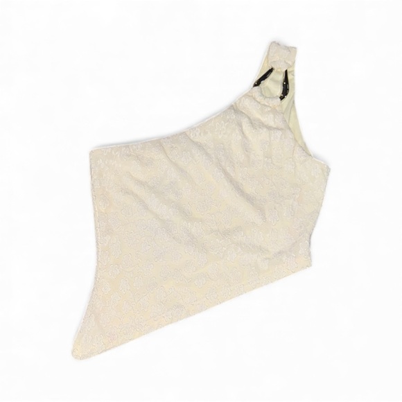 Princess Polly Toomba One Shoulder Ivory Lace Top, women’s size 2 NWT - Picture 8 of 12